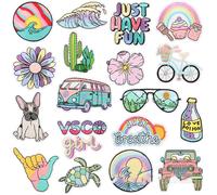 Patch De Réparation Autocollant 18 Pièces Pour Vêtements Et Pantalons Multicolore