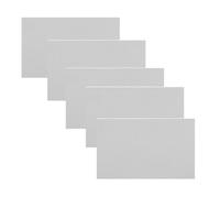 INF Patch de réparation du cuir Ruban de réparation du cuir auto-adhésif, 5 pièces Gris