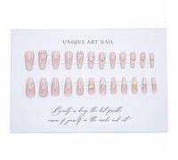 INF Patchs d'art pour ongles longs style French dégradé - Design élégant