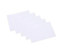 INF Patchs de réparation autocollants imperméables 5 pièces Blanc
