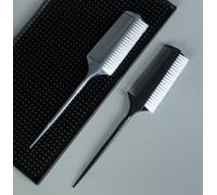 INF Peigne de coiffure professionnel pour danse latine, ballet et standard Gris