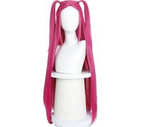 INF Perruque Cosplay Rose: Fibre Haute Température, Bretelles Réglables