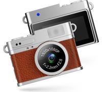 INF Petite caméra éclairée ABS 1080P HD video 0.96inch IPS display 3pcs Brown