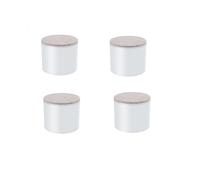 INF Pieds de meuble ronds en acier au carbone, lot de 4 M