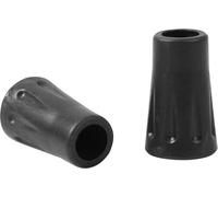 INF Pieds pour bâtons de marche, pack de 2 Noir