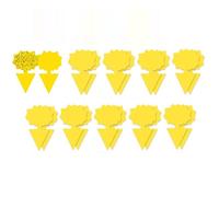 INF Piège collant pour les parasites des plantes d'intérieur 20-pack Fly Catcher Flower