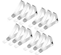 INF Pince à nappes Acier inoxydable Argent 12 pièces
