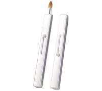 INF Pinceau à Lèvres Rétractable à Tête Unique pour Maquillage Gris