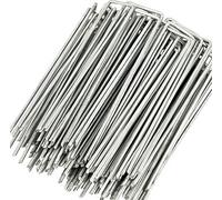 INF Piquets d'ancrage en forme de U pour jardin, paquet de 50 20 cm