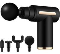 INF Pistolet de massage avec 4 têtes de massage 6 vitesses