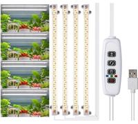INF Plant Lighting lampe de culture pour plantes d'intérieur avec spectre complet et minuterie blanche
