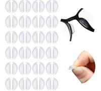 INF Plaquettes de nez pour lunettes 24 paires Transparent