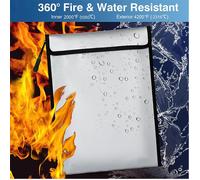INF Pochette bloque-signaux pour appareils électroniques - Sac Faraday bloquant RFID ignifuge et portable