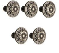 INF Poignées d'armoire Poignées de tiroir avec vis paquet de 5 Bronze