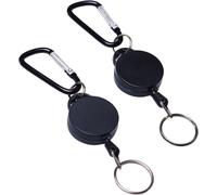 INF Porte-badge d'identification porte-clés rétractable, 3 paquets