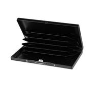 INF Porte-carte de crédit RFID 6 emplacements pour cartes Le noir