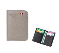 INF Porte-cartes et porte-documents mince et minimaliste Gris