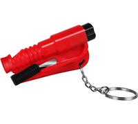 INF Porte-clés avec brise-vitre et coupe-ceinture Rouge Rouge Type A
