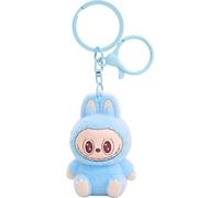 INF Porte-clés lapin flocon de neige - Porte-clés lapin mignon en 3D Bleu
