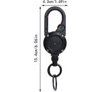 INF Porte-clés rétractable multifonctionnel