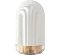 INF Porte-cure-dents moderne Rangement élégant et pratique blanc