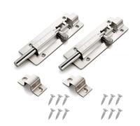 INF Porte De Trou De Cadenas Serrure De Sécurité Door Lock Verrou Portail 2-set 6 inch