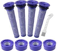 INF Pré et post-filtre pour Dyson V7/8 4+4 pièces Bleu
