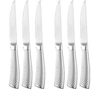 INF Premium Set de couteaux à steak avec coffret cadeau - 6 pièces