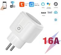 INF Prise intelligente WiFi Tuya, norme européenne, 16A, paquet de 4