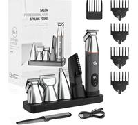 INF Professional Hair and Beard Trimmer 5 in 1 Silver (tondeuse à cheveux et à barbe)