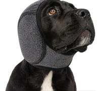 INF Protection d'oreille étanche pour chien - Natation et soulagement de l'anxiété Gris L