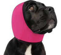 INF Protection d'oreille étanche pour chien - Natation et soulagement de l'anxiété Rouge L