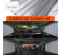 INF Protection solaire Kit rideau magnétique pour voiture Argent