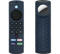 INF Protective remote control cover for Fire TV Stick 2024ALEXA 3rd generation airtag Dark Blue