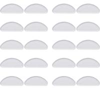 INF Protège-nez pour lunettes 10 paires Transparent 15x7x1 mm