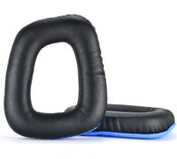 INF PU Ear Muffs for Logitech G35 G930 G430 F450 G331 G231 G431 G432 Black + Blue