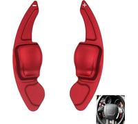 INF Rallonge de palettes au volant, 1 paire - Compatible avec Volkswagen Golf 6, GTI et R20 Rouge