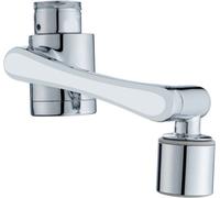 INF Rallonge de robinet pivotante à 1080° avec aérateur - sortie d'eau à deux modes