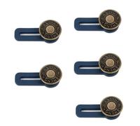 INF Rallonges de taille élastiques pack de 5 Bleu