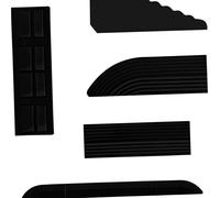 INF Rampe de seuil noire pour robots aspirateurs (ensemble de 5)