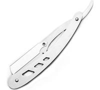 INF Rasoir manuel classique pour hommes Argent