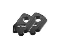 INF Rehausseurs de guidon de moto noirs Diamètre 22 mm (1 paire)