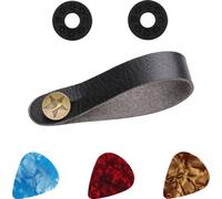 INF Removable guitar strap lock guitar strap button guitar picks Black