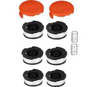 INF Replacement trimmer spool set for BLACK+DECKER AF-100 6 spools