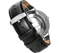 INF Retro bracelet de montre en cuir véritable pour montre DW 20 mm noir
