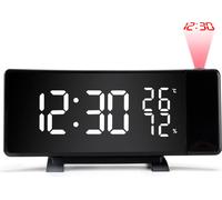INF Réveil à projection LED multifonctionnel