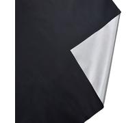 INF Rideau d'occultation temporaire auto-adhésif portable DIY noir 145 x 100 cm