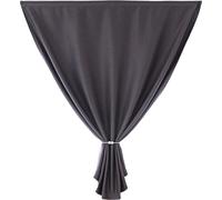 INF Rideaux occultants pour chambre à coucher avec ruban adhésif magique, aucun perçage requis, installation facile, rideaux bloquant la lumière 1,2 m