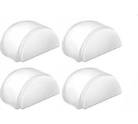 INF Round Self-adhesive door stop 4-pack Transparent