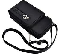 INF Sac à bandoulière pour téléphone mobile Le noir